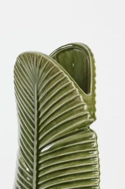 Light en Living Vaas LOU keramiek groen - 19 x 11 x 46,5 cm Hot