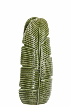 Light en Living Vaas LOU keramiek groen - 19 x 11 x 46,5 cm Hot