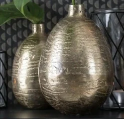 Light en Living Vaas MOLZA goud Ø13x17 cm Discount