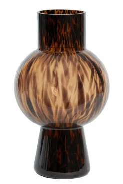 Light en Living Vaas NARRA glas bruin-donker bruin - Ø17,5x31 cm Online