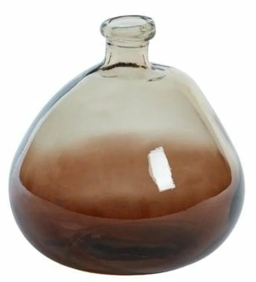 Light en Living Vaas Selores glas - Groen, bruin of bruin - zand Best