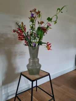 Light en Living Vaas TROSMU glas grijs-groen - 2 maten Hot