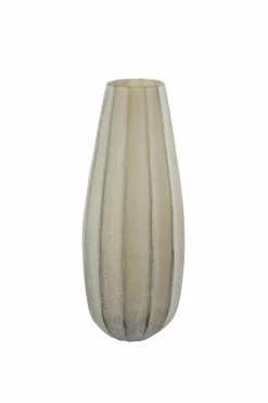 Light en Living Vaas Ø17,5x44,5 cm BRADLEY glas licht bruin Outlet