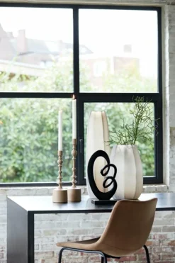 Light en Living Vaas Ø17,5x44,5 cm BRADLEY glas licht bruin Outlet