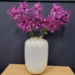 Light en Living Vaas Ø34x50 cm KOBALA glas zand-crème