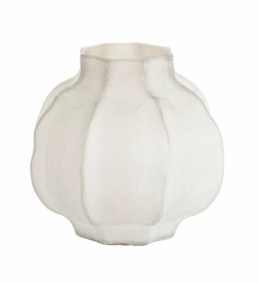 Light en Living Vaas Ø32,5x32 cm TEJEDA glas licht bruin Sale