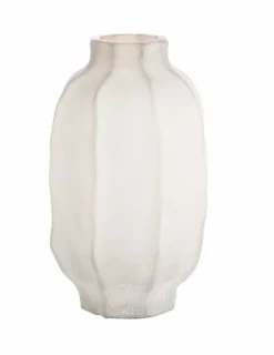 Light en Living Vaas Ø25x44,5 cm TEJEDA glas licht bruin