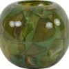 Light en Living Vaas Ø18x15,5 cm BEAUFORT glas groen-donker olijf groen