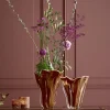 Light en Living Vaas Ø22X27 cm KAZUNO Glas helder terra+creme New