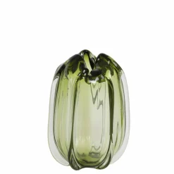 Light en Living Vaas Ø21x30 cm MURELA glas olijf groen Online