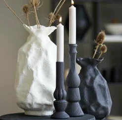 Light en Living Vaas Ø21x31 cm HOLBOX mat zwart Clearance