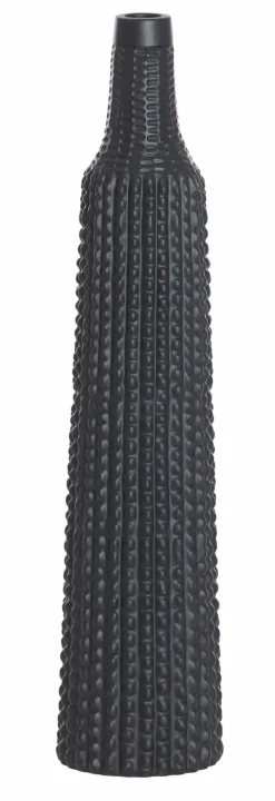 Light en Living Vaas Ø9,5x46 cm ANGIRA mat zwart Best