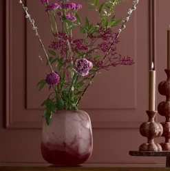 Light en Living Vaas Ø23x24 cm PACENGO glas koraal-licht roze Hot