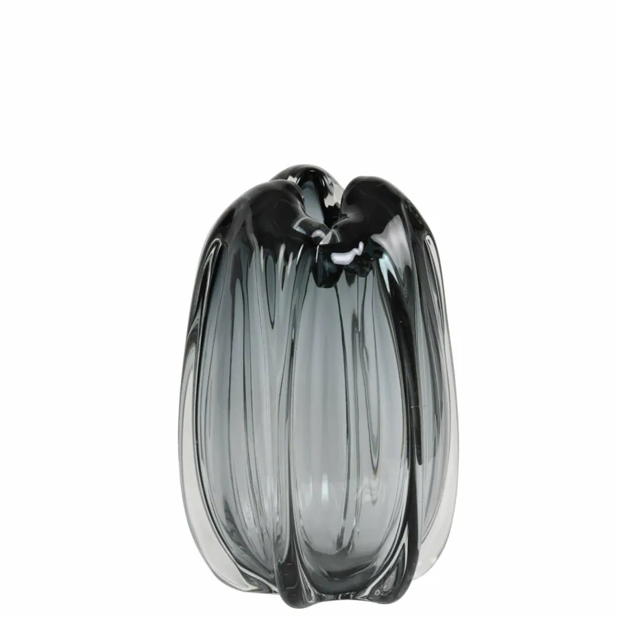 Light en Living Vaas Ø21x30 cm MURELA glas grijs New