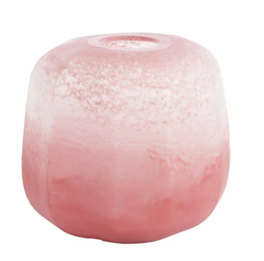 Light en Living Vaas Ø33x32 cm PACENGO glas koraal-licht roze Clearance