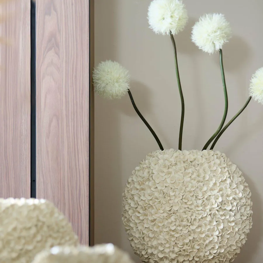 Light en Living Vaas 52x23x46,5 cm PHYLIA crème New