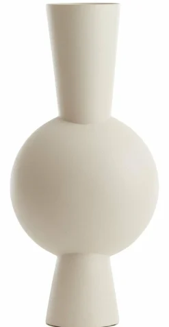 Light en Living Vaas 26x19x54 cm KAVANDU crème Discount