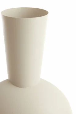 Light en Living Vaas 26x19x54 cm KAVANDU crème Discount