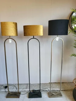 Light en Living Vloerlamp 30x15x142 cm JAMIRI mat zwart Outlet