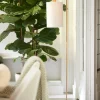 Light en Living Vloerlamp 33,5x28x155 cm DONIO hout print naturel+touw crème Best