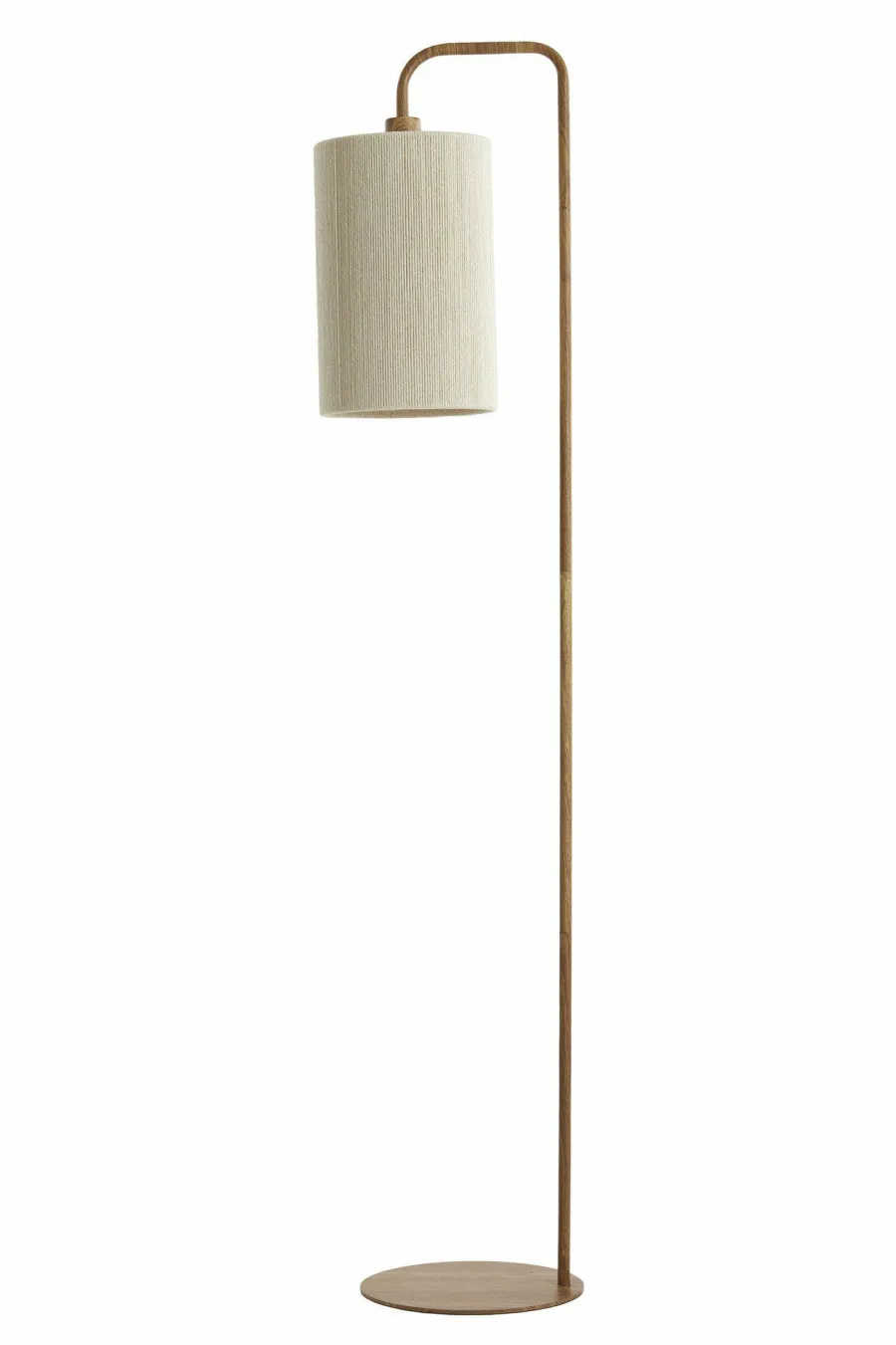 Light en Living Vloerlamp 33,5x28x155 cm DONIO hout print naturel+touw crème Best