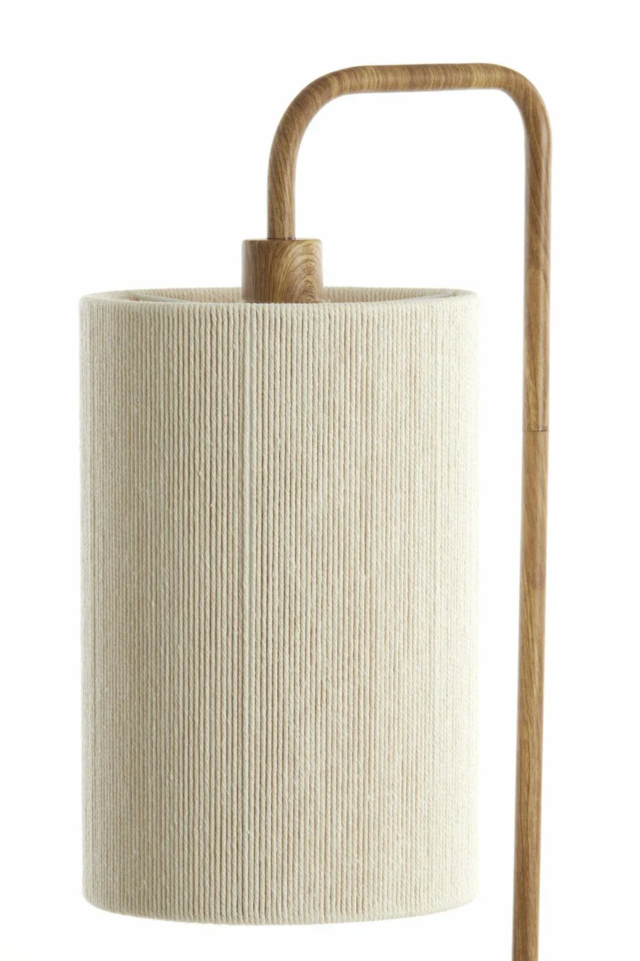 Light en Living Vloerlamp 33,5x28x155 cm DONIO hout print naturel+touw crème Best