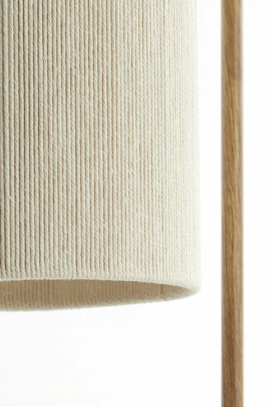 Light en Living Vloerlamp 33,5x28x155 cm DONIO hout print naturel+touw crème Best