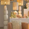 Light en Living Vloerlamp Ø30x135 cm MARREE crème Outlet