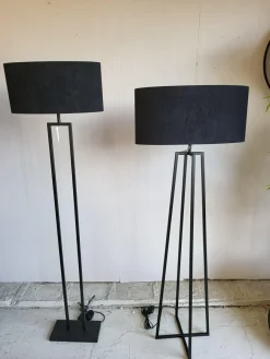 Light en Living Vloerlamp 25x25x130 cm MILEY mat zwart