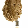 Light en Living Wandlamp 33,5x19x40,5 cm LION antiek brons Outlet