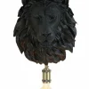 Light en Living Wandlamp 33,5x19x40,5 cm LION mat zwart Discount
