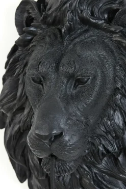 Light en Living Wandlamp 33,5x19x40,5 cm LION mat zwart Discount