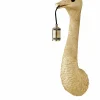 Light en Living Wandlamp Struisvogel goud of zwart - 2 maten Clearance