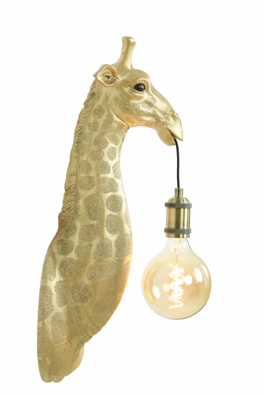 Light en Living Wandlamp Giraffe goud of zwart Outlet