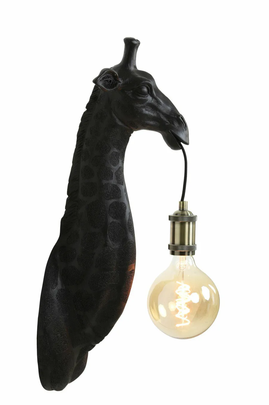 Light en Living Wandlamp Giraffe goud of zwart Outlet