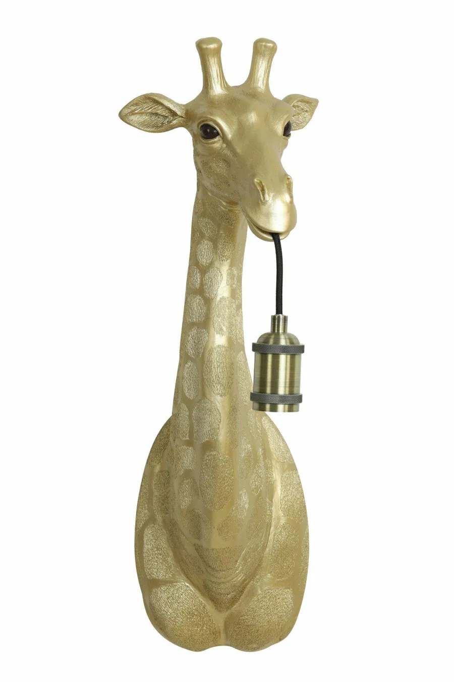 Light en Living Wandlamp Giraffe goud of zwart Outlet