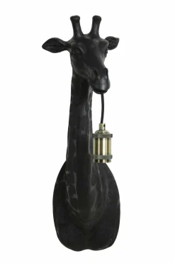Light en Living Wandlamp Giraffe goud of zwart Outlet