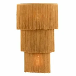 Light en Living Wandlamp 2L 33x14x59 cm MALAIKA bruin New