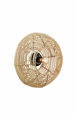 Light en Living Wandlamp Ø40x15 cm MILAN rotan naturel Best
