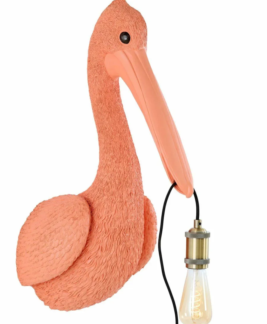 Light en Living Wandlamp 33x28x63 cm PELICAN coral Online
