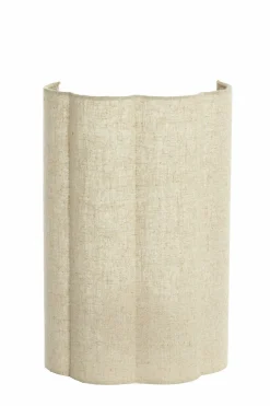 Light en Living Wandlamp 26x15x40 cm FRINGE naturel New