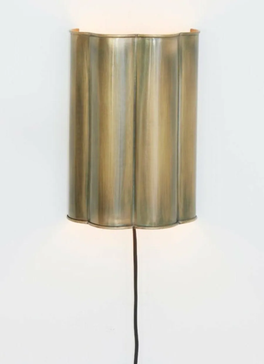 Light en Living Wandlamp 21x11,5x30,5 cm FRINGE antiek brons Best
