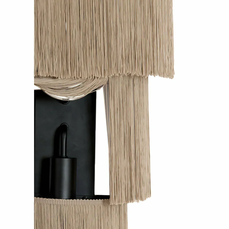 Light en Living Wandlamp 2L 33x14x55 cm MALAIKA taupe Outlet