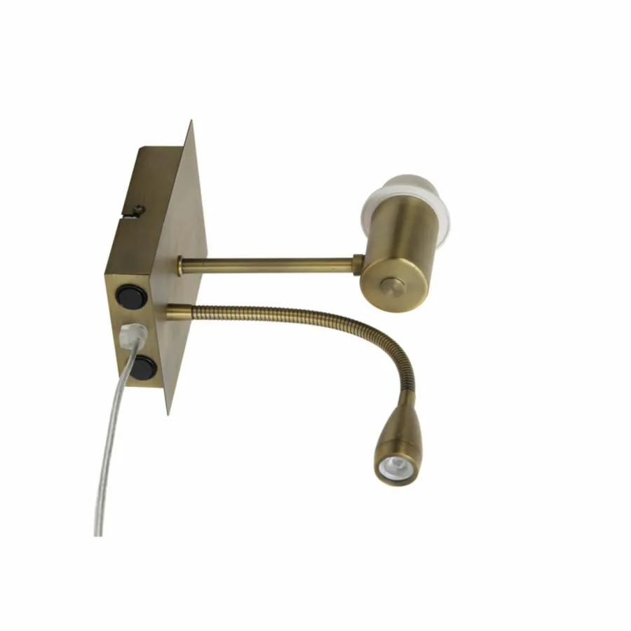 Light en Living Wandlamp+ledflex 20x11x35 cm REGINA antiek brons Online