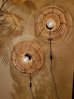 Light en Living WandlamWandlamp Ø50x20 cm MILAN rotan naturelp Ø40x15 cm MILAN rotan naturel - Copy Discount
