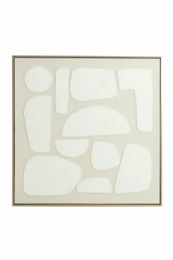 Light en Living Wandornament 80x3,5x80 cm NIEVES zand+crème Best