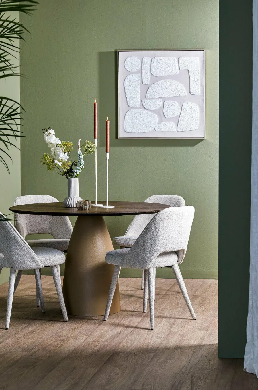 Light en Living Wandornament 80x3,5x80 cm NIEVES zand+crème Best