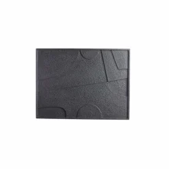 Light en Living Wandornament 80x8x60 cm COLINO hout mat zwart Outlet