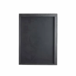 Light en Living Wandornament 80x8x60 cm COLINO hout mat zwart Outlet