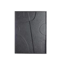 Light en Living Wandornament 80x8x60 cm COLINO hout mat zwart Outlet
